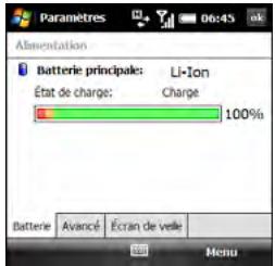 PALMONE TREO PRO - Optimisation des paramètres d'alimentation - 1