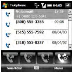 PALMONE TREO PRO - Affichage de tous vos appel - 1