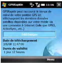 PALMONE TREO PRO - Localisation de votre position via GPS - 1