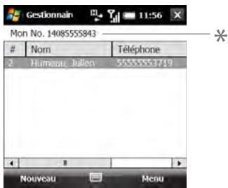 PALMONE TREO PRO - Quel est mon numéro? - 1
