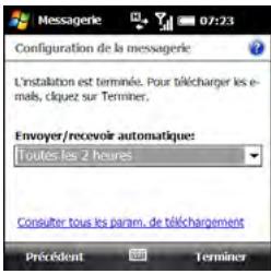 PALMONE TREO PRO - AVANT DE COMMENCER Demandez les informations suivantes à votre fournisseur de messagerie ou votre administrateur système : - 8