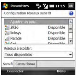 PALMONE TREO PRO - Connexion à un réseau sécurisé - 1