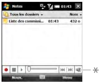 PALMONE TREO PRO - Création d'une note vocale - 1