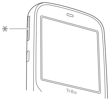 PALMONE TREO PRO - Réglage du volume des appels et des sonneries - 1