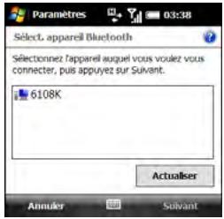 PALMONE TREO PRO - Demande de connexion à un autre apparéil Bluetooth - 2
