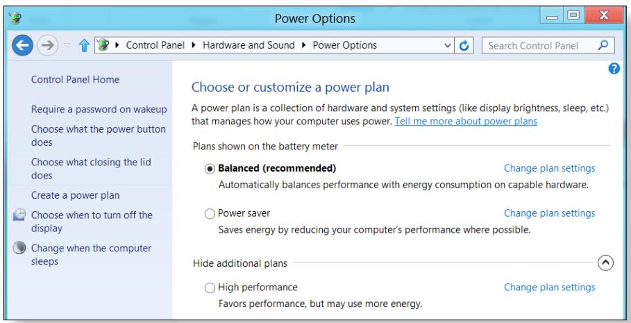 SAMSUNG ATIV SMART PC 500T1C-A02FR - Using the power management program - 1