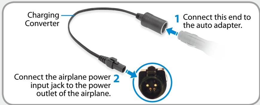 SAMSUNG ATIV SMART PC 500T1C-A02FR - When Using the Airplane Charging Coverter - 1