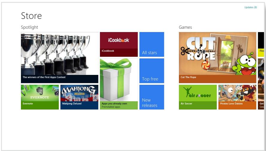SAMSUNG ATIV SMART PC 500T1C-A02FR - Using the Windows Store - 1
