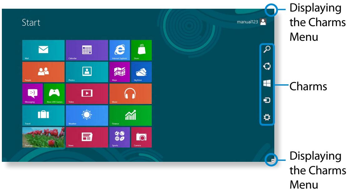 SAMSUNG ATIV SMART PC 500T1C-A02FR - Activating the Charms - 1