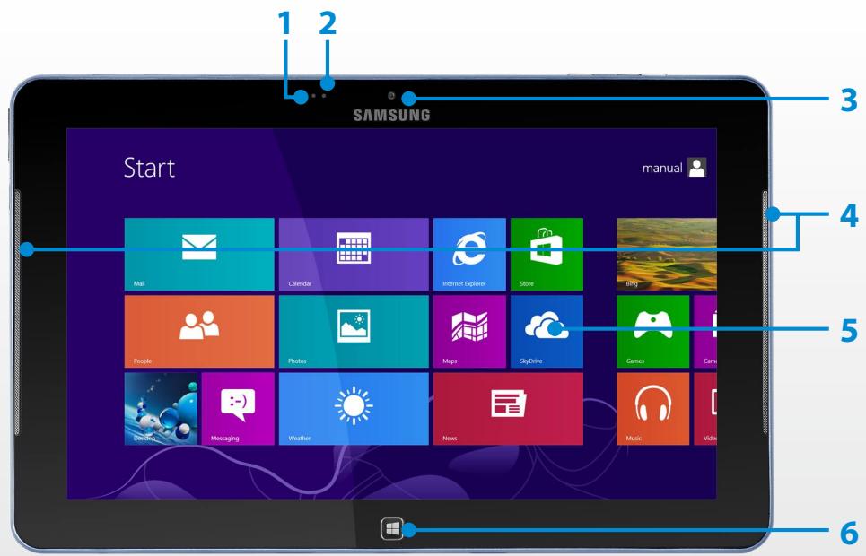SAMSUNG ATIV SMART PC 500T1C-A02FR - Front View - 2
