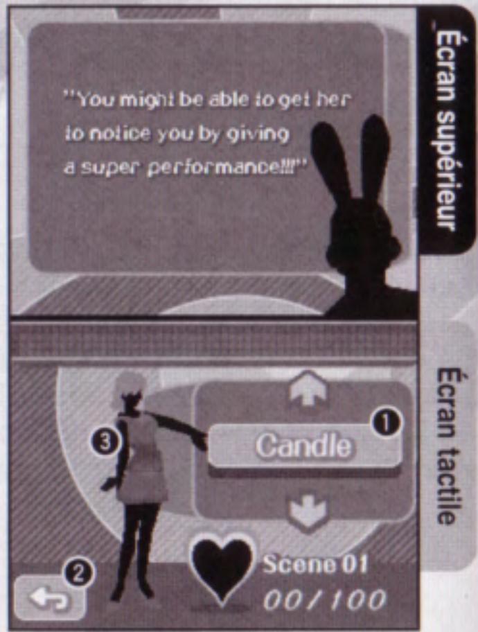 GAMES NINTENDO DS PROJECT RUB - Commandes des menus - 1