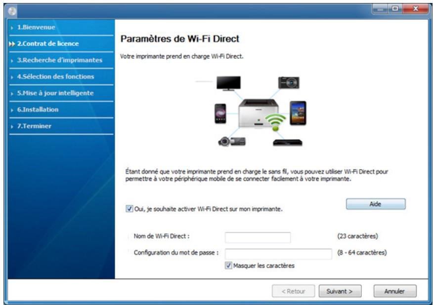 SAMSUNG M2070 - Configuration du réseau sans fil - 2