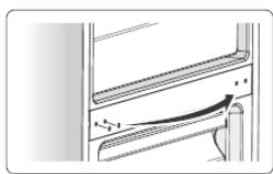 BRANDT BFC584YNX - Installing your new appliance - 3
