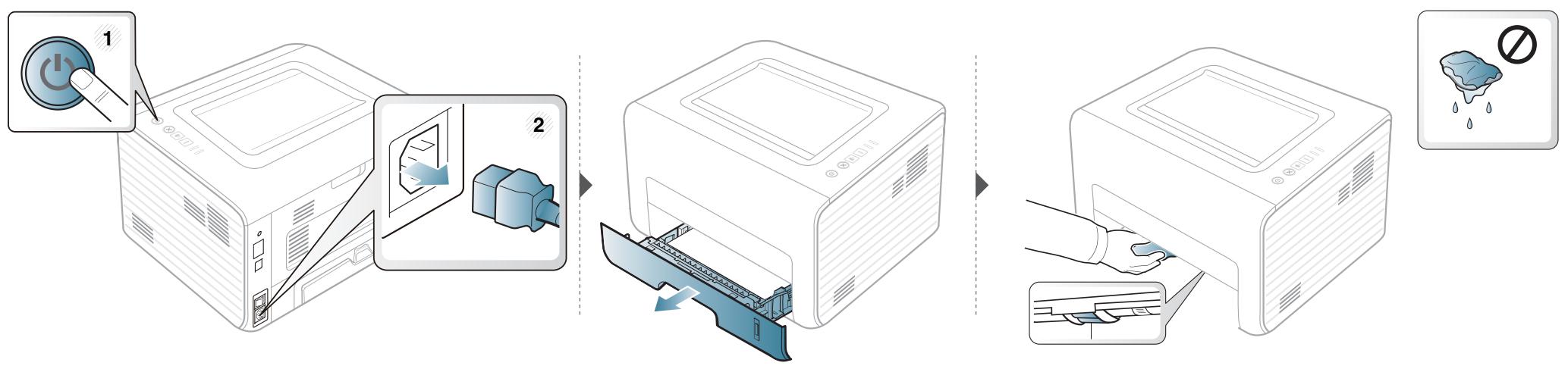 SAMSUNG ML-2955DW - Nettoyage de l'appareil - 2