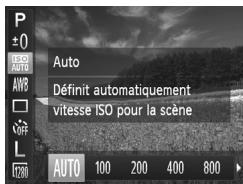 CANON POWERSHOT A2300 - Modification de la vitesse ISO - 1