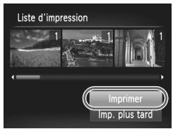 CANON POWERSHOT A2300 - Impression des images ajoutées à la liste d'impression (DPOF) - 1