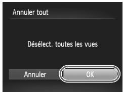 CANON POWERSHOT A2300 - Effacement de toutes les images de la liste d'impression - 1