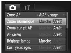 CANON POWERSHOT A2300 - Désactivation du zoom numérique - 1