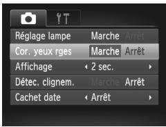 CANON POWERSHOT A2300 - Correction des yeux rouges - 2