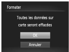 CANON POWERSHOT A2300 - Formatage des cartes mémoire - 2