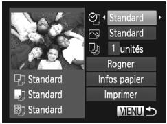 CANON POWERSHOT A2300 - Configuration des réglages impression - 1