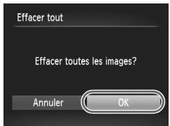 CANON POWERSHOT A2300 - Choisissez [Effacer tout]. - 1
