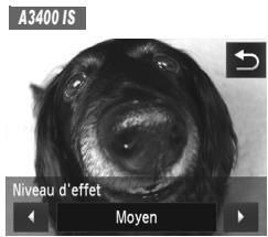 CANON POWERSHOT A2300 - Choisissez un niveau d'effet. - 2