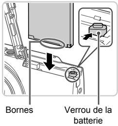 CANON POWERSHOT A2300 - Insertion de la batterie - 2