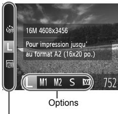 CANON POWERSHOT A2300 - Accédez au menu FUNC. - 1