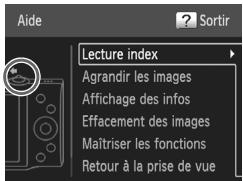 CANON POWERSHOT A2300 - Accès au menu Aide - 3