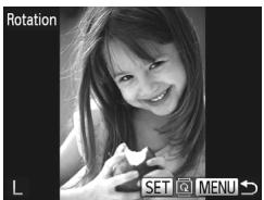 CANON POWERSHOT A2300 - Choisissez [Rotation]. - 1