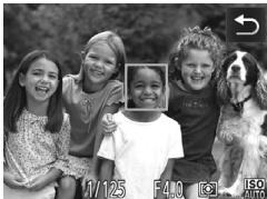 CANON POWERSHOT A2300 - Choix des sujets sur lesquels effectuer la mise au point (AF tactile) - 3