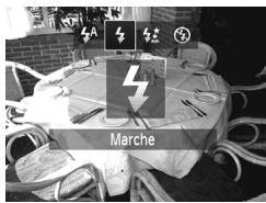 CANON POWERSHOT A2300 - Modification du mode de flash - 1