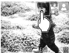 CANON POWERSHOT A2300 - Prise de vue en touchant l'écran (Déclenchement tactile) - 2