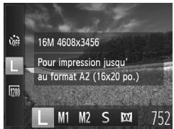 CANON POWERSHOT A2300 - Modification de la résolution de l'image (Taille) - 2