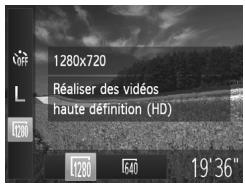 CANON POWERSHOT A2300 - Modification de la qualité de l'image video - 2
