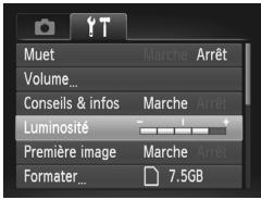 CANON POWERSHOT A2300 - Luminosité de l'écran - 1