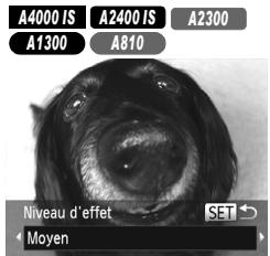 CANON POWERSHOT A2300 - Choisissez un niveau d'effet. - 1