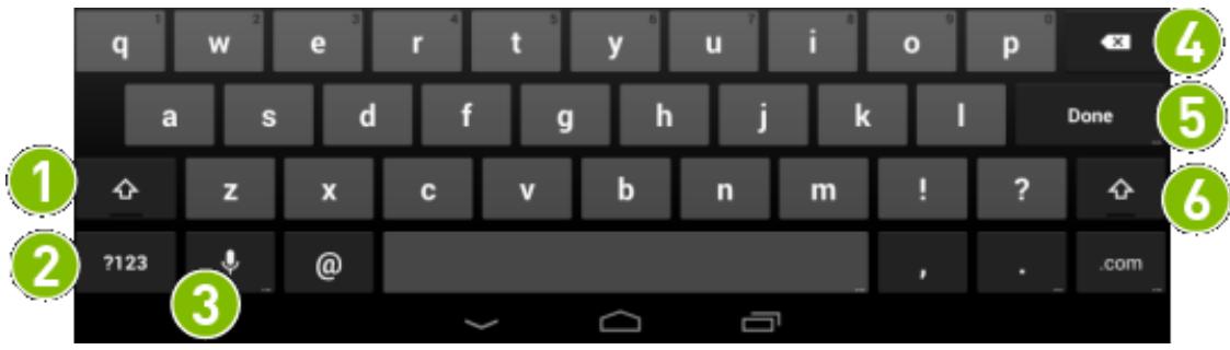 NVIDIA SHIELD TABLET K1 8 - Clavier google (alphabet) - 1