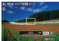 CANON POWERSHOT G7X MII - Modification de la vitesse ISO - 1
