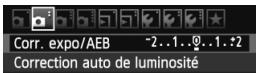 CANON EOS 600D - MENUBracking d'exposition auto - 4