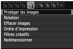 CANON EOS 600D - MENU Protection d'une seule image - 1