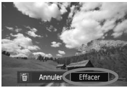 CANON EOS 600D - Effacement d'une image unique - 2