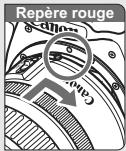 CANON EOS 600D - Repere blanc Repere rouge Montez I-objectif. (p.36) - 2