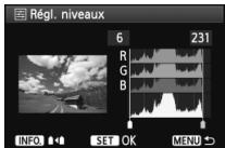 CANON EOS 600D - Régl. niveaux - 1