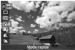 CANON EOS 600D - Affichez l'image de Visée par l'écran. - 1