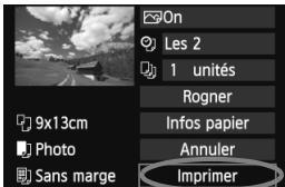 CANON EOS 600D - Définissez le nombre de copies. - 1