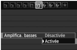 CANON EOS 600D - MENU Amplification basses - 1