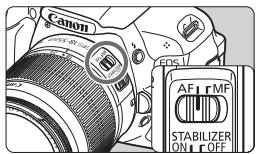 CANON EOS 600D - AF : Changement de mode autofocus - 1