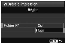CANON EOS 600D - Réglez l'option souhaitée. - 3